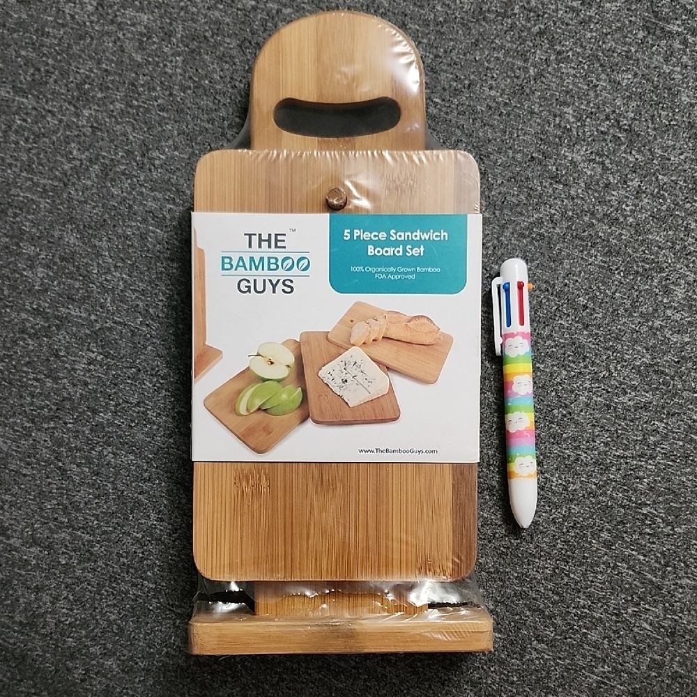 The Bamboo Guys 5 Piece Sandwich Board Set